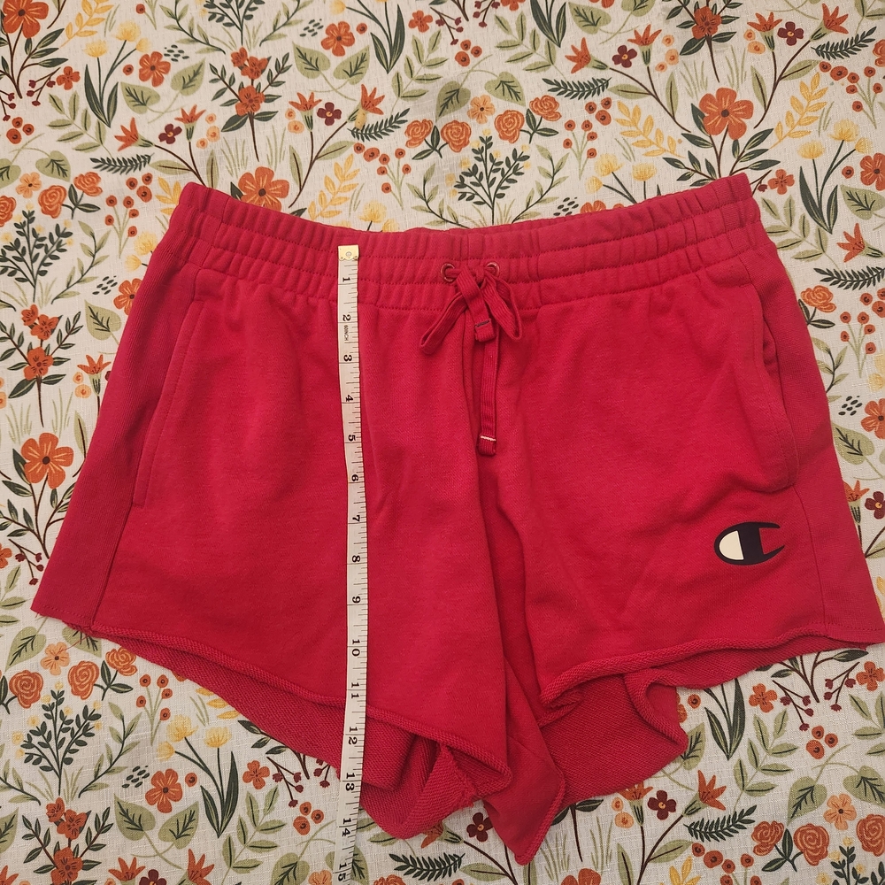 Champion Women's Vibrant Red Athletic Shorts